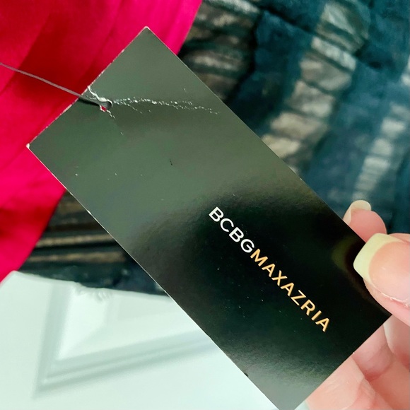 NWT BCBG Floor length red and black tulle gown size 2 - Picture 5 of 13